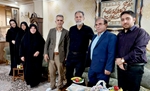 دیدار مدیران دانشگاه علوم پزشکی ایران با خانواده شهید محمد خلج از شهدای جنگ رمضان