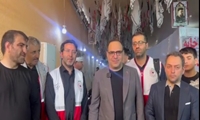 تقدیر دکتر توکلی از خدمات رایگان گروه جهادی موکب شهید همدانی (حبیب حرم اسلامشهر ) به زائرین عبدالله الحسین