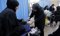 خدمت‌رسانی جهادگران سلامت در موکب درمانی دانشگاه علوم پزشکی ایران در عمود 1092