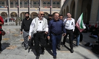 بازدید میعادفر و توکلی از بیمارستان‌های موقت مصلی؛ ارزیابی امکانات درمانی مراسم وداع با «رهبر شهید»