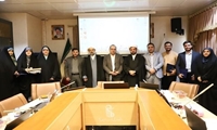 مراسم معارفه مسئول جدید بسیج دانشجویی دانشگاه علوم پزشکی ایران برگزار شد