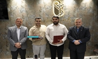 مراسم معارفه سرپرست جدید حراست معاونت درمان برگزار شد