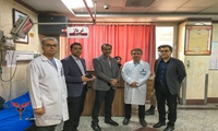 بازدید معاونین دانشگاه علوم پزشکی ایران از اورژانس بیمارستان شهدای هفتم تیر