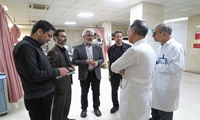 بازدید روسای مرکز نظارت امور درمان وزارت بهداشت از بیمارستان شهدای هفتم تیر
