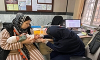 استقرار کشیک غربالگری نوزادان در مرکز خدمات جامع سلامت شهید عشرتی شهر قدس