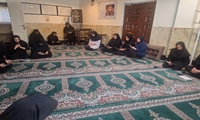 مراسم پرشور عزاداری اباعبدالله الحسین(ع) در مرکز بهداشت غرب 