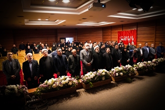 مراسم بدرقه خادمان مواکب دانشگاه علوم پزشکی ایران در راه‌پیمایی اربعین حسینی