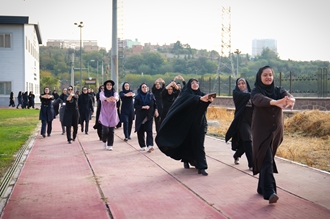 پیاده روی بانوان دانشگاه علوم پزشکی ایران