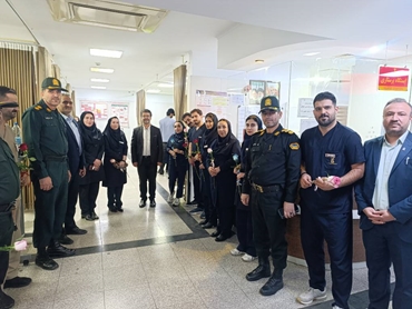  تجلیل مسئولان ارشد شهرستان قدس از پرستاران بیمارستان شهید سردار سلیمانی