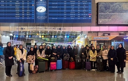 اعزام دانشجویان دختر دانشگاه علوم پزشکی کشور به پانزدهمین المپیاد علوم پزشکی کشور