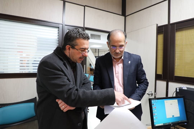 بازدید معاون توسعه مدیریت و منابع دانشگاه از روند برگزاری مصاحبه‌های آزمون استخدامی ۱۴۰۴